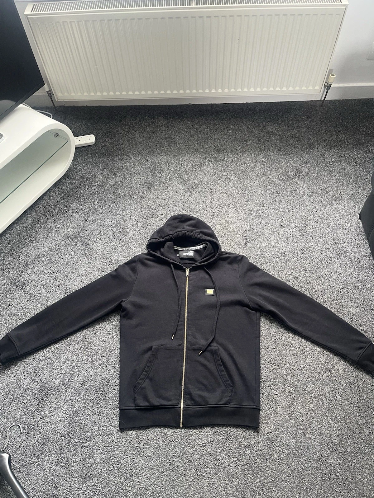 Felpa con cappuccio Moschino taglia media love moschino