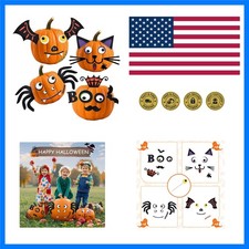 16 Packs Foam Pumpkin Decorating Kit - Pumpkin Foam Stickers for Decorating -...