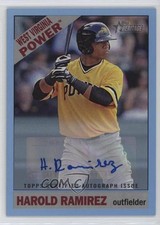 2015 Heritage Minor League Edition Blue Border 37/50 Harold Ramirez Auto g2d