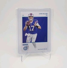 JOSH ALLEN 2019 Panini Encased 20/25 Platinum Blue Holo #12 BUFFALO BILLS