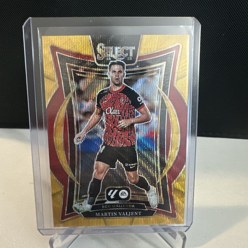 2024 Panini Select La Liga Terrace Gold Wave Prizm 1/10 Martin Valjent