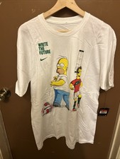 The Simpsons Homer X Cristiano Ronal Doh Portugal Nike Soccer Shirt 2010 L Nwt