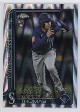 2025 Topps Chrome Update RayWave Refractor Rhylan Thomas #USC185 1n5