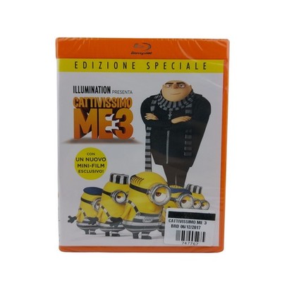 Cattivissimo Me 3 Blu Ray Animationsfilm italienische Ausgabe neu versiegelt