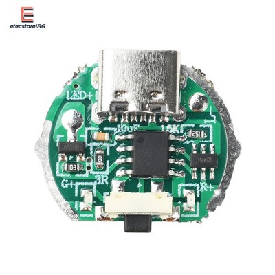 Flashlight Torch Flash Driver Board 3-speed Dimming for 6-10W Lamp Beads