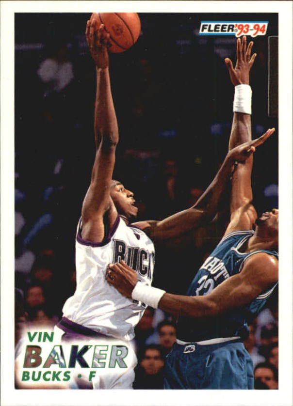 1993-94 Fleer #321 Vin Baker RC - BSK