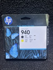Genuine HP 940 Black  Yellow Printhead C4900A Date: February 2019