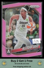 Allisha Gray 2025 Panini Prizm WNBA #16 Pink Prizms #/175
