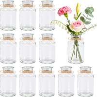 BTSD-home 12 StüCk 125Ml Blumenvase Kleine Vasen FüR Tischdeko