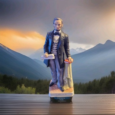 LEFTON STANDING ABRAHAM LINCOLN FIGURINE HONEST ABE 16th PRESIDENT