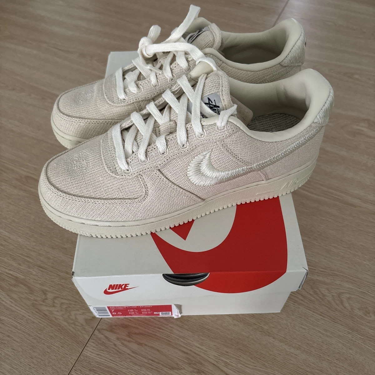 Nike Air Force 1 Low x Stussy Fossil for Sale | Authenticity