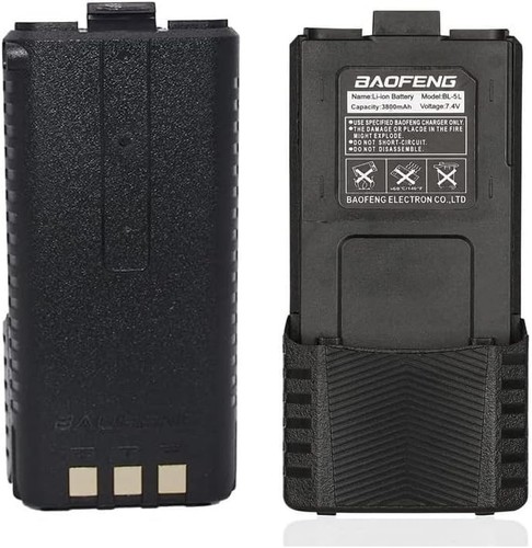 Batteria Estesa Baofeng 3800mAh – Per UV-5R Plus, F8+, F9+, 5RTP, DM-5R, RD-5R, 5RX3 - 3