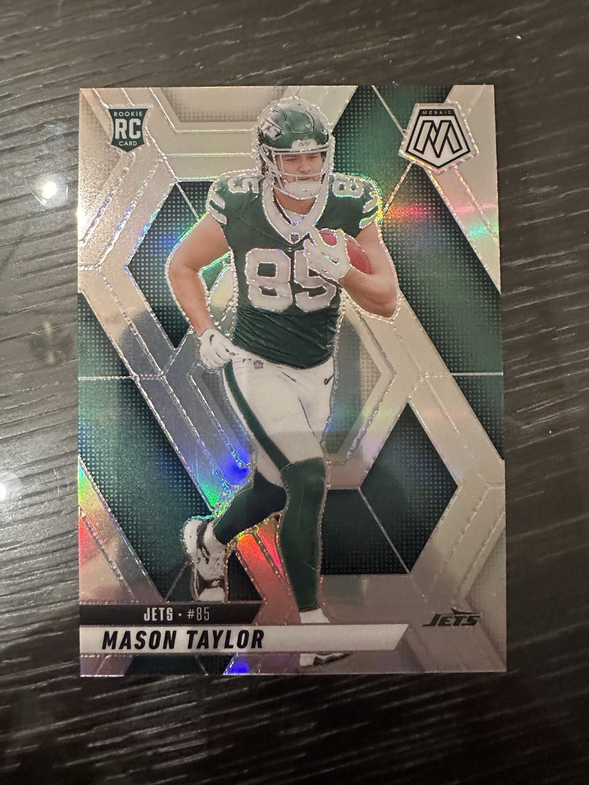 2025 Panini Mosaic Football - Mason Taylor #324 - Silver Mosaic (RC)