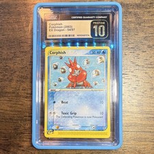 Nintendo Pokemon TCG Corphish 54/97 EX Dragon 2003 CGC Pristine 10 Graded on eBay
