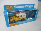 Matchbox Lesney Superkings K-75 Airport Fire Tender- "Securite Aeroport", box
