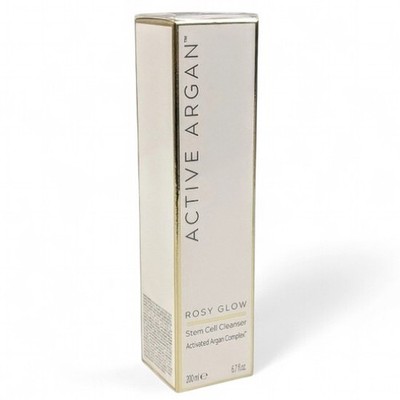 Active Argan Rosy Glow Stem Cell Cleanser 6.7oz Energizing Brightening Hydrating