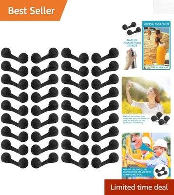 Comfortable Disposable Nose Filters (30 Pieces) - Essential for Sunscreen Sprays