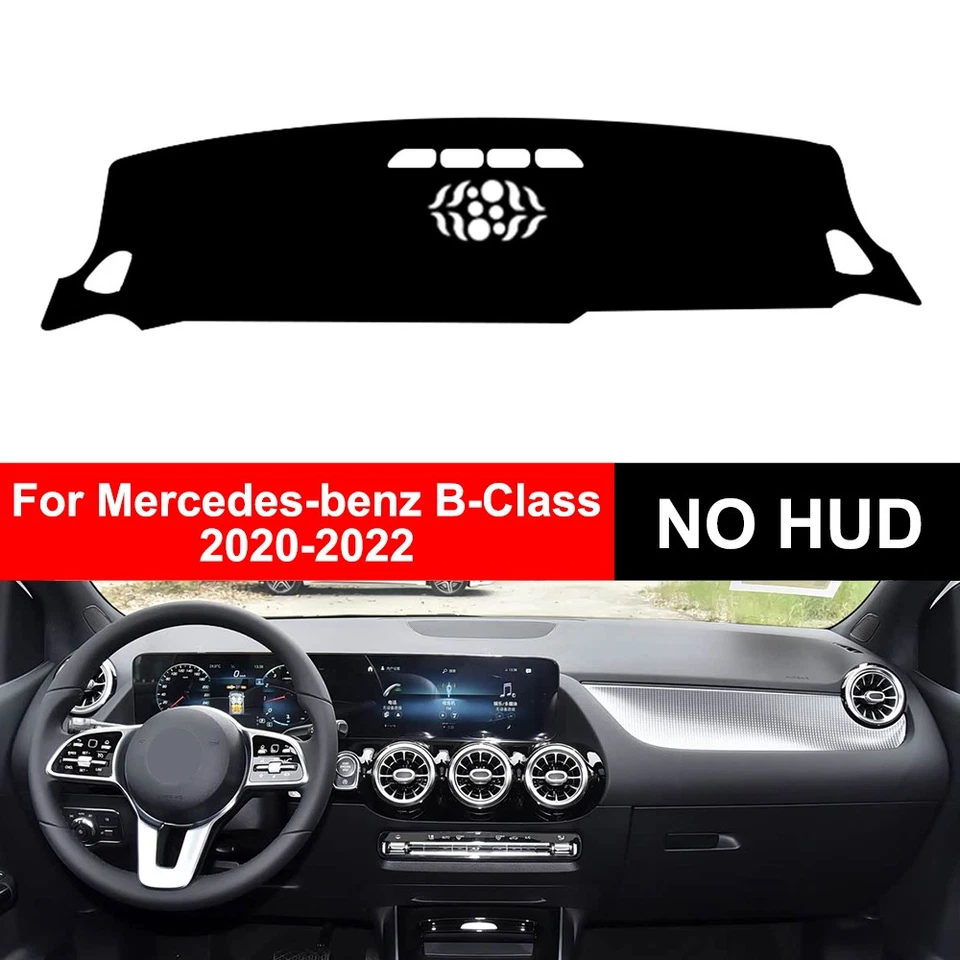 For 2009-2022 Mercedes-Benz B-Class 180 200 Leather Dash Cover Mat Dashboard Pad - Image 2 of 4