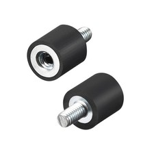 2Pack M3 Thread Male Female Rubber Mounts Vibration Isolators 8mm x 8mm