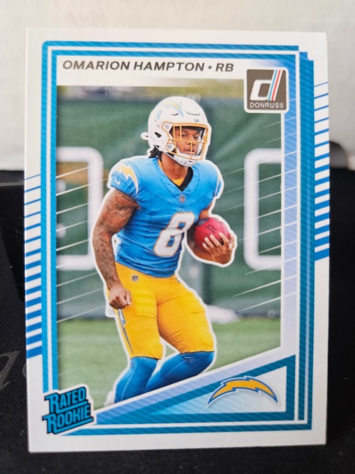 2025 Panini Donruss - Rated Rookie Omarion Hampton #303 (RC)