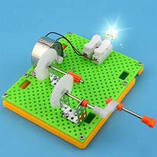 DIY Handkurbel Generator montieren Modell Kin...