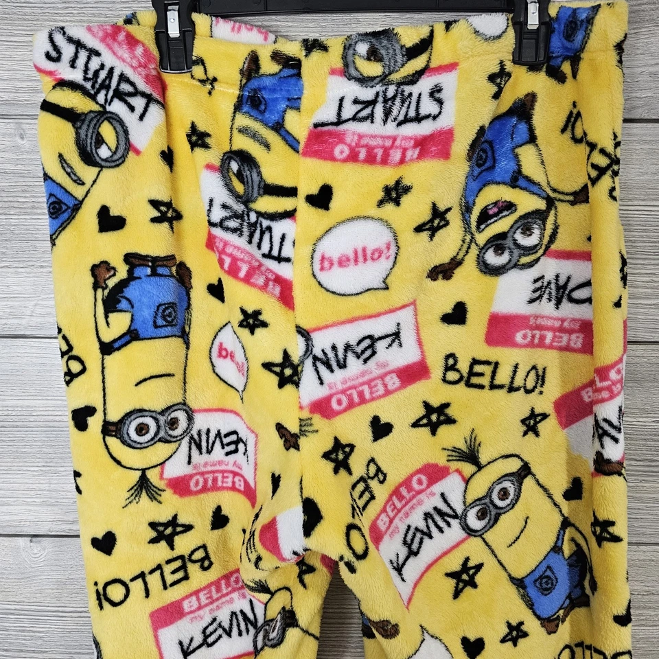 Pantalones de pijama Minions para mujer talla grande 12-14 amarillo polar Despicable Me Foto 4 de 4
