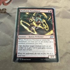 MTG Proficient Pyrodancer Unfinity Regular #120