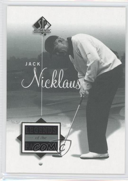 2002 SP Authentic Legends of the Fairway Jack Nicklaus #51SPA 6q3