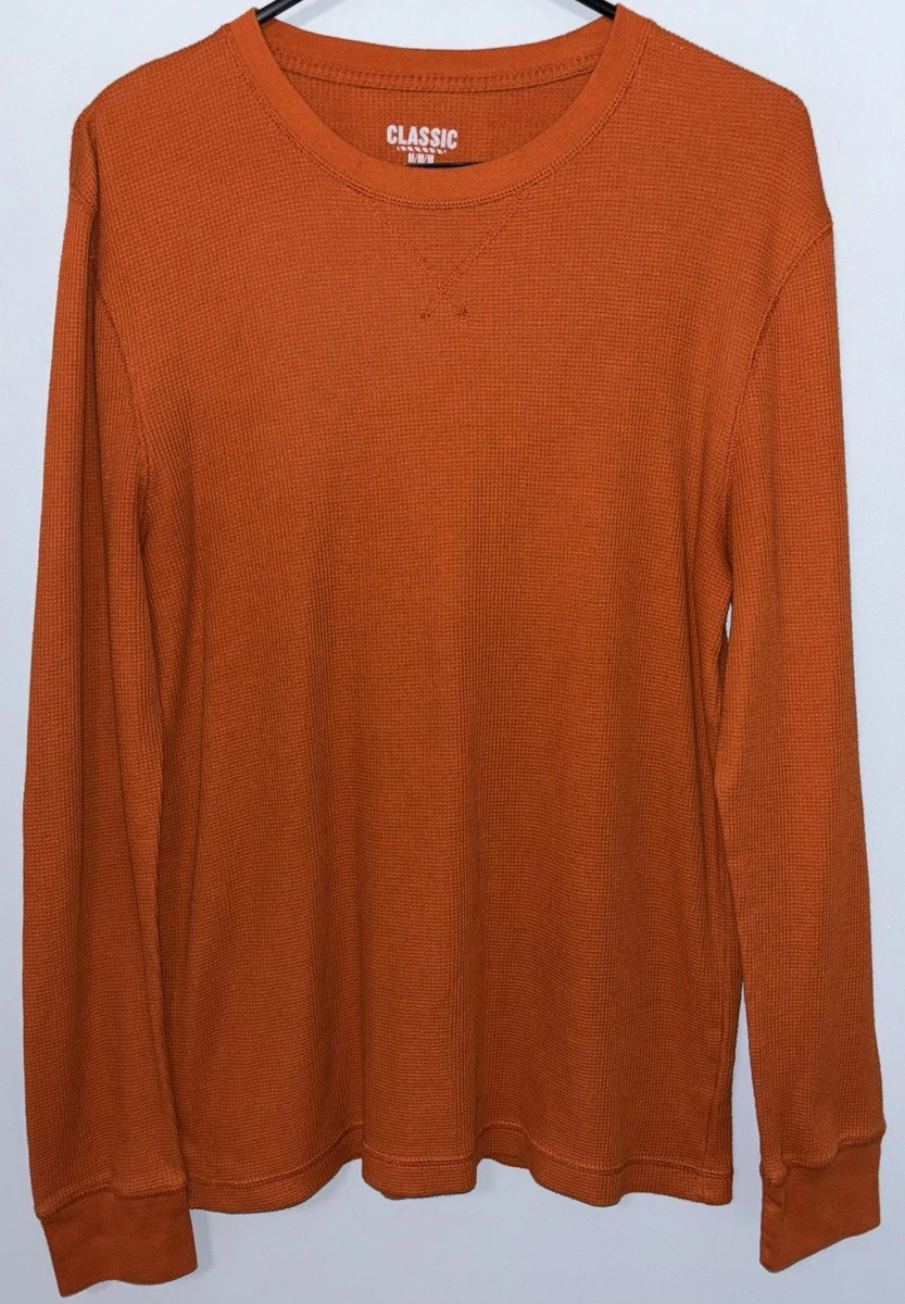 Pull Manches Longues Old Navy – Orange – Taille XL – Homme – Coton Texturé