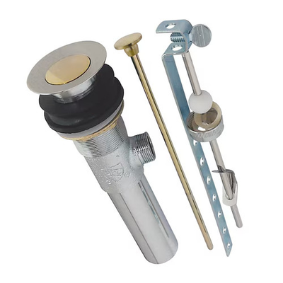 #ad Kingston Brass Brass Bathroom Sink Drain Up Drain with Overflow Hole KB1004 $52.26