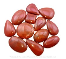 100 CARAT Natural Red Jasper Stone Cabochon, 3-4 Piece, Loose Gemstone Lot