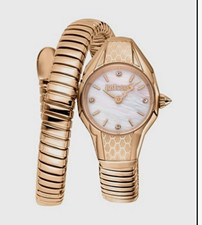 Just Cavalli Snake Womens Quartz Analog Gold ...