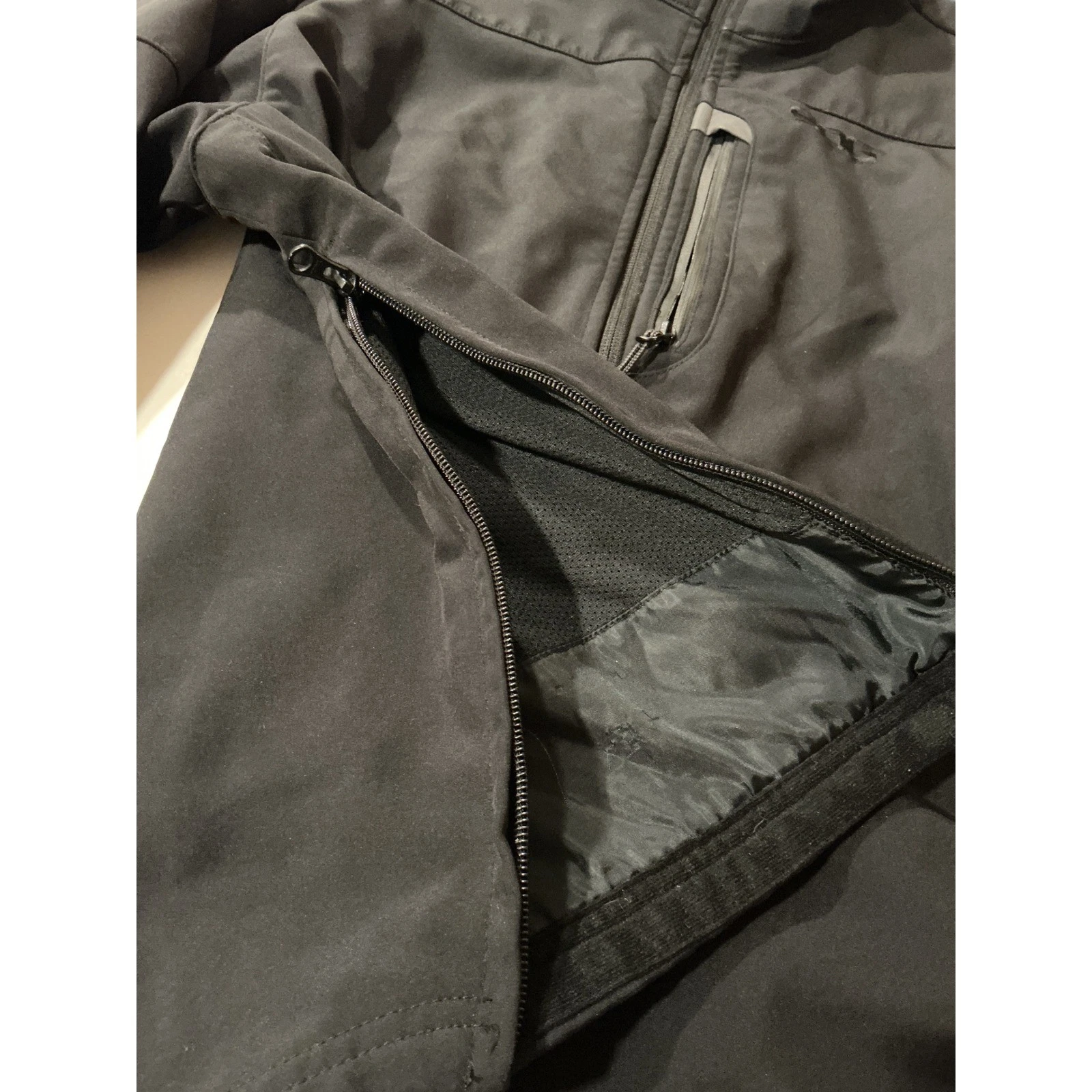 SOG Tactical Softshell Jacket Mens Large Black Full Zip Utility Coat image 6