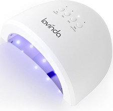 UV LED Nail Lamp for Gel Polish, 48W Nail Dryer with Premium Matte Finish, Fast