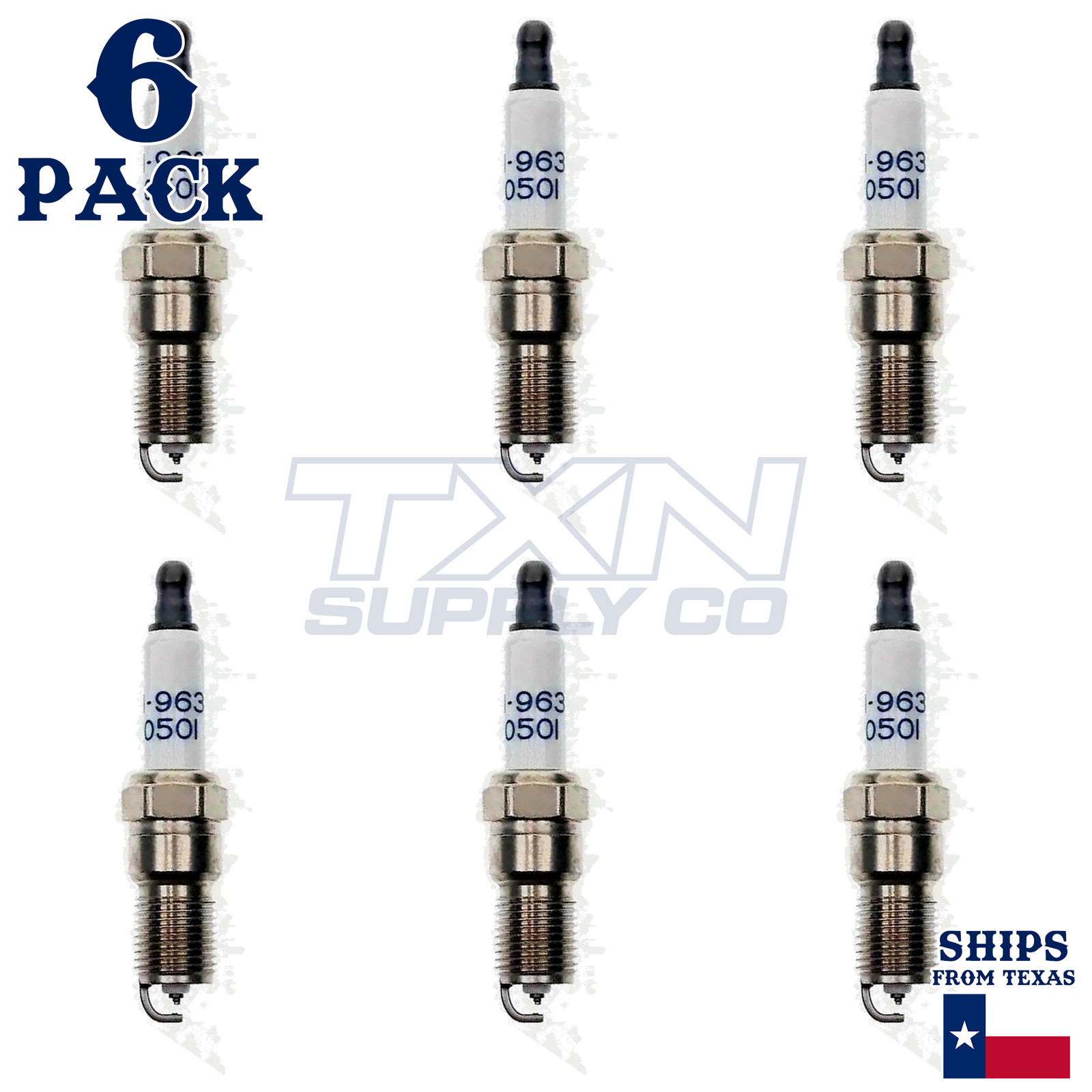6 Pack ACDelco Double Platinum Spark Plugs 2004-2006 for Ford Escape 3.0L