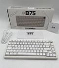 YUNZII B75 Keyboard - 75% White - Blue Grey Tactile Switch