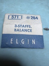 Elgin Pocket Watch 16s 571 balance staff 264 - W/O Original Package