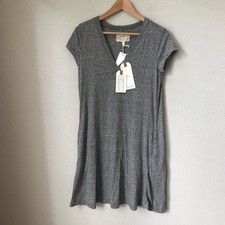 Current Elliott The V Neck Trapeze Dress Gray XS NWT