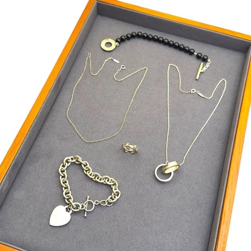 63.1g Vintage Tiffany & Co. Sterling Silver Bracelet Ring Scrap Jewelry Lot