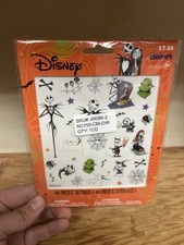 Claires Disney Nightmare Before Christmas 60 Tattoos NEW Temporary SEALED Burton