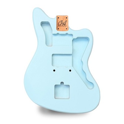 Jazzmaster Gitarrenkörper - Sonic Blue Vintage Nitro Satin - 2 Stück American Alder