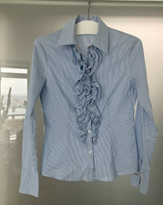 St. Emile Bluse Gr. 36 Hemd tailliert, Baumwoll-Mix, Stretch