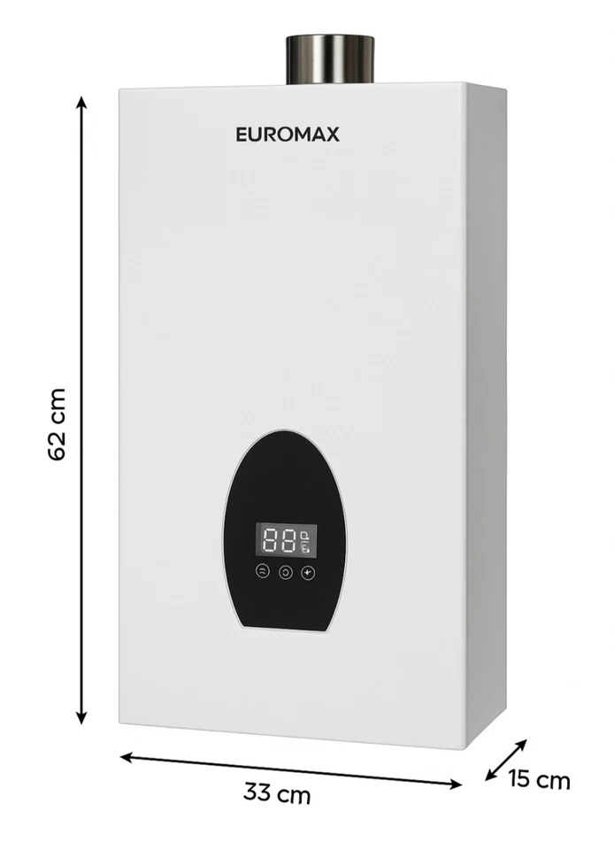 scaldino camera stagna a gas metano/GPL 14LT  Display Digitale Completo Di Tubo  - Immagine 3 di 4