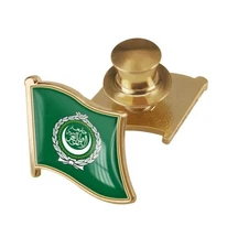 Arab League Flag Backs Locking Pin Keepers Locking Clasp Pin Badge International