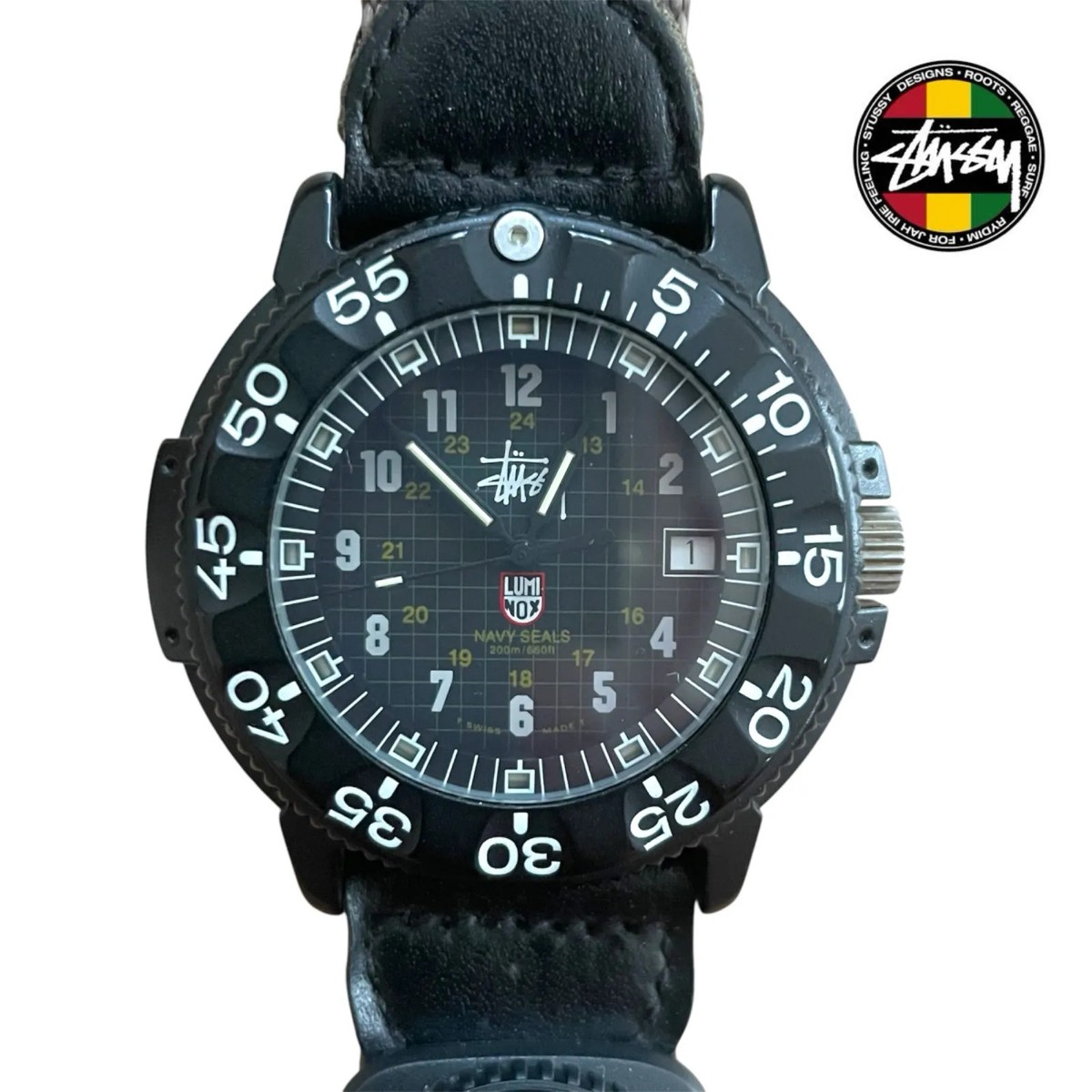 Stussy/Luminox 限定版 US Navy Seal 動作確認済 Stussy/Luminox 限定版 US Navy Seal 動作確認済 Stussy/Luminox