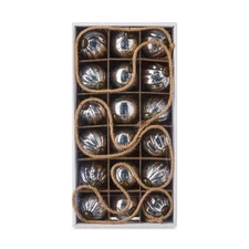 Silver Shatterproof Ornament Christmas Garland, 72 in, by My Texas House