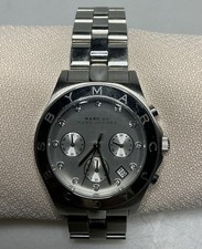 MARC JACOBS BLADE SILVER TONE,CRYSTALS DIAL,BRACELET WATCH MBM3100