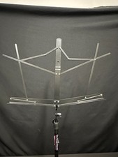 On-Stage Black Folding Adjustable height and base Music Stand with carrying bag