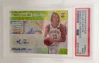 Nicolas Claxton Panini Status Newbie Rookie Auto Green Escher Squares 1/15 PSA 9