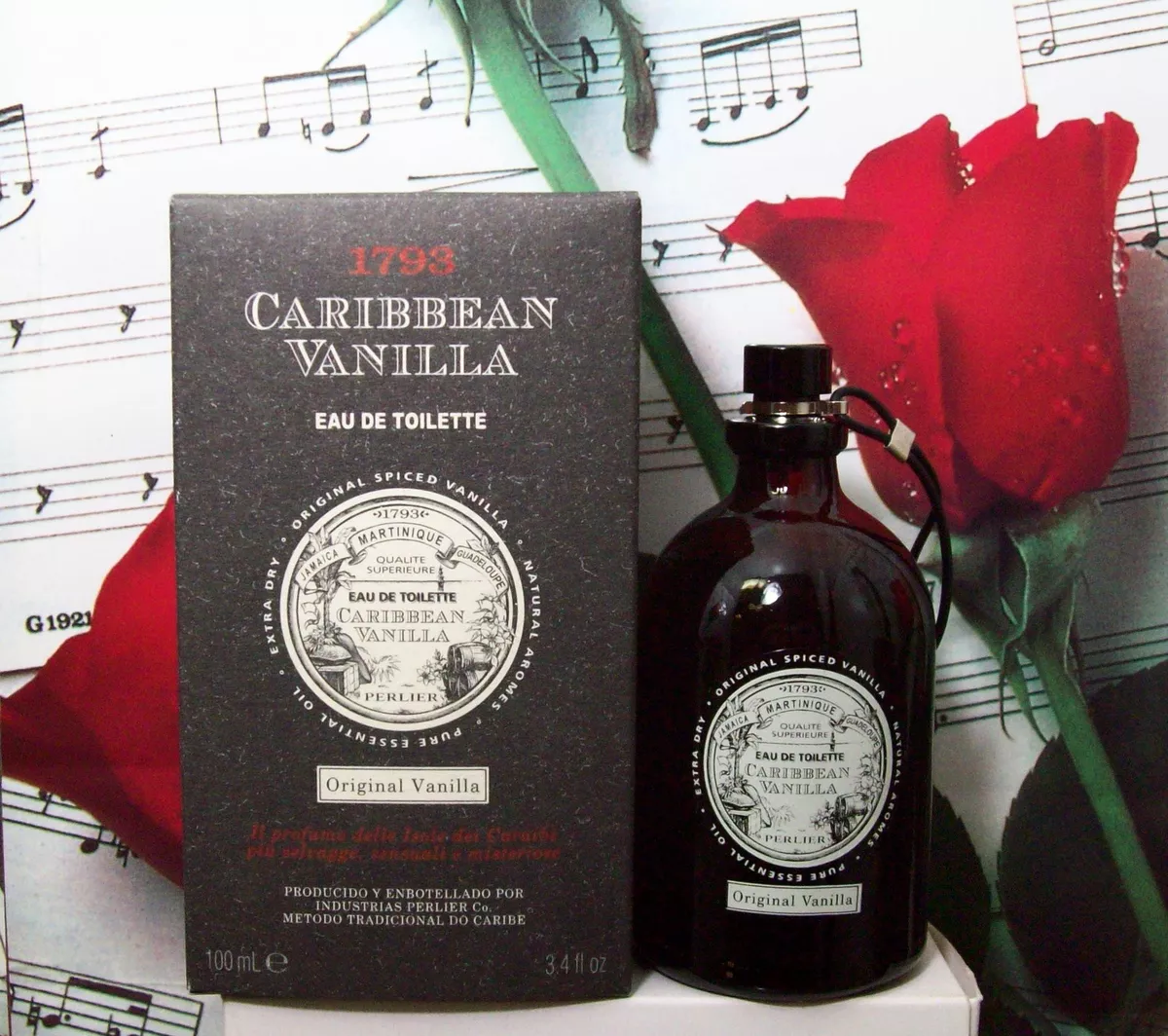 Perlier Original Vanilla EDT Spray 3.4 FL. OZ. 1793 Caribbean